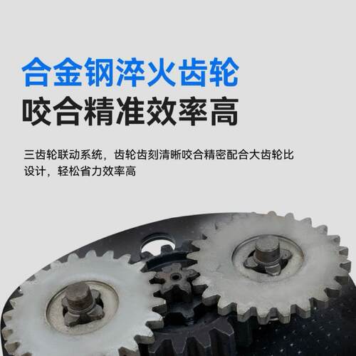 手拉葫芦1/2/3/5吨起重倒链小型铁葫芦10t圆形三角手动升降吊机 - 图1