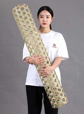 竹编抱枕竹夫人纯手工编织夹抱着睡觉夹腿神器竹子纳凉夹膝靠枕女