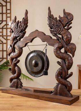 创意双龙桌面摆件客厅卧室书房家居道具摆件装饰品