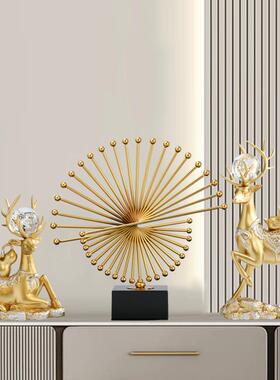 客厅电视柜摆件家里轻奢高档地台面酒柜装饰品入门入户玄关家居鹿