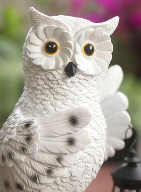 跨境工厂直猫鹰院树脂工艺品户外发花园庭头装饰MTY雕像家居