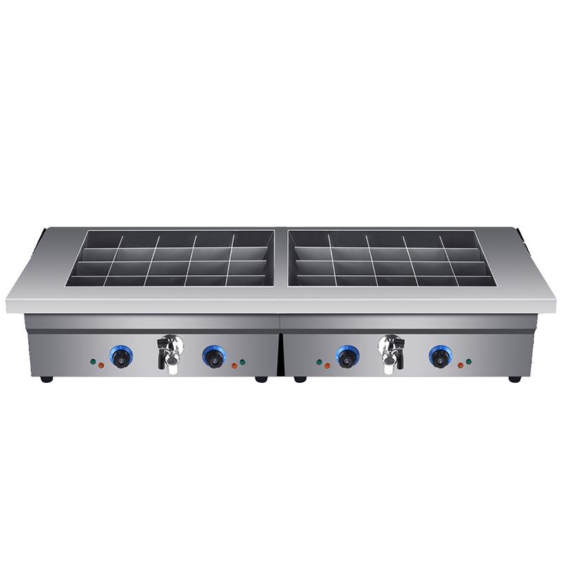 Commercial oden cooking machine, commercial spicy hot pot with 20 grids and 40 grids for snack equipment, oden cooking machine