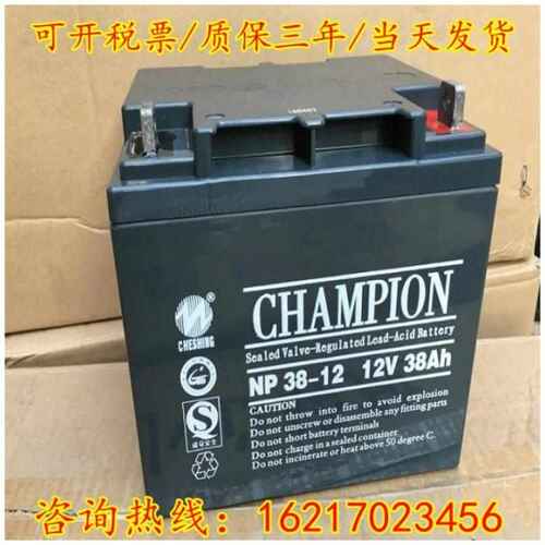 CHAMPION志成冠军UPS蓄电池NP100-12/12v7a17a24a38a65a100a120ah - 图2