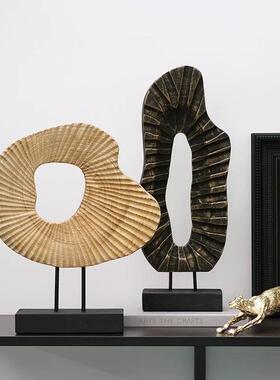 现代宅间寂树脂人物09摆工件书房样板客复厅相框古风家居艺品装饰