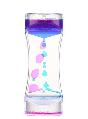 油性沙漏礼物沙漏水滴水漏玩具礼品摆件漏斗创意倒流液体水