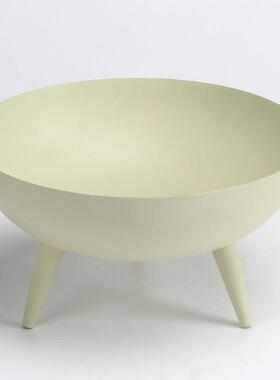 合侘寂风三脚果盘然属托金盘酒店民宿自度假风创意软SFK装饰品组