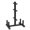 Barbell plate rack household vertical commercial barbell bar storage rack large hole small hole dumbbell plate storage rack