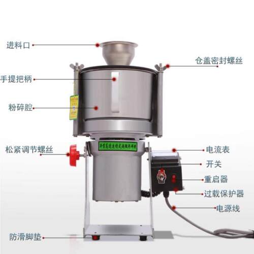 小型超微粉碎机400目不锈钢药店诊所实验室中药材打粉机厂家 - 图1