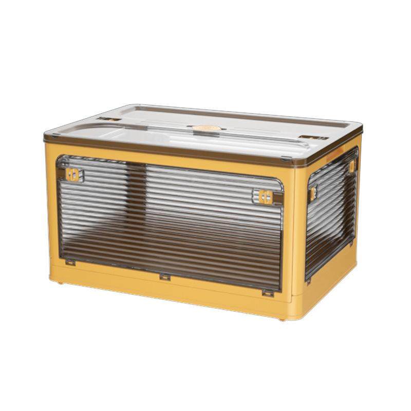 五开门条纹折叠箱透明可视收纳箱多功能储物盒衣服整理箱衣柜玩具,淘宝优惠券,粉丝福利购,淘宝优惠卷