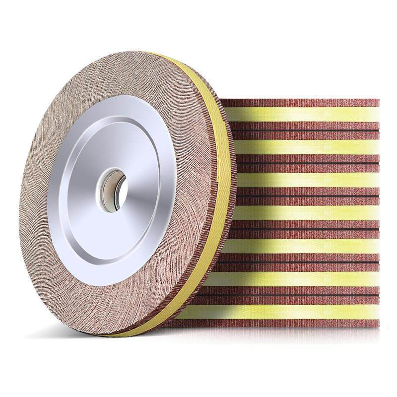 千页轮千叶轮抛光轮加厚沙皮纸打磨片夹头页轮砂布轮300*50/40*32,淘宝优惠券,粉丝福利购,淘宝优惠卷