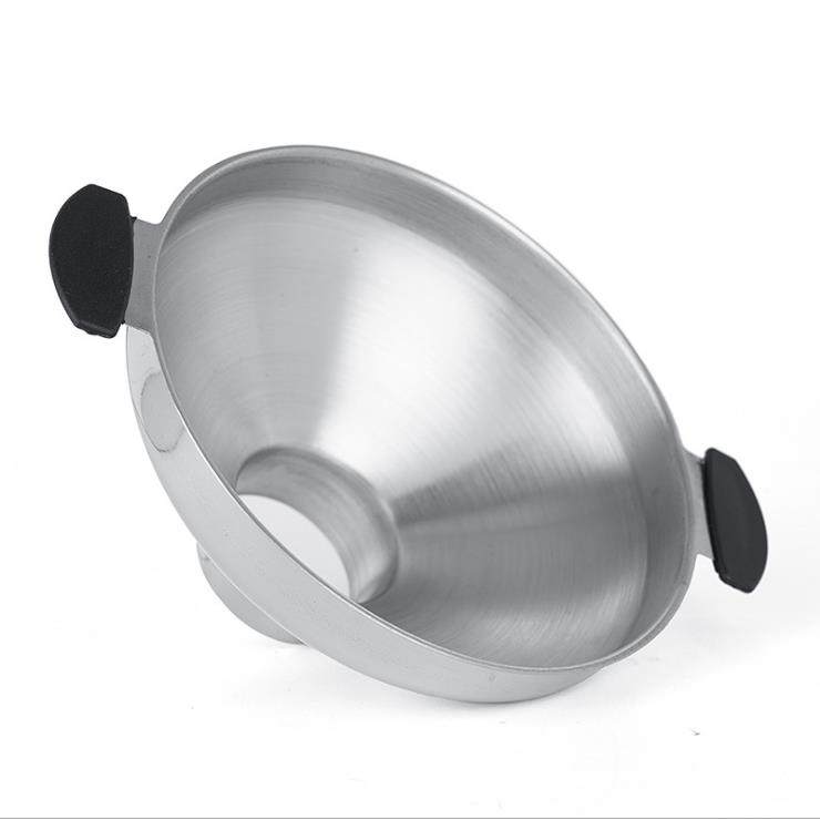 不锈钢大口径双耳漏斗 加粉漏斗果酱料漏斗酒油泡菜灌装漏斗,淘宝优惠券,粉丝福利购,淘宝优惠卷