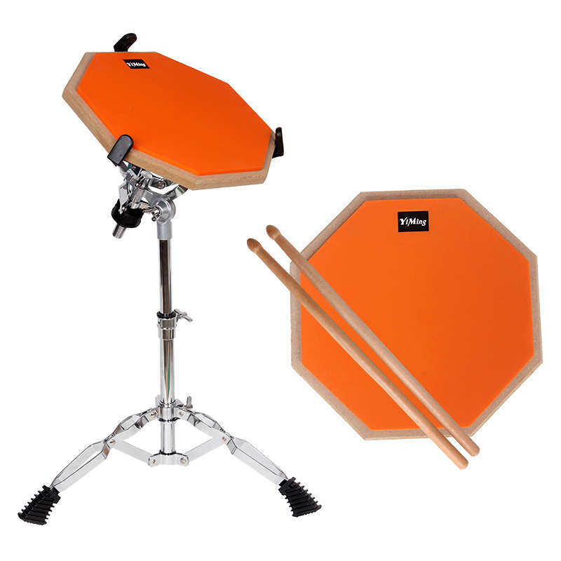 12寸哑鼓套装哑鼓练习鼓哑鼓垫套装架子鼓练习鼓垫 送鼓棒,淘宝优惠券,粉丝福利购,淘宝优惠卷