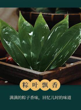 恩施厂家妻竹箬(粽)竹叶新鲜真空包装餐厅摆盘装饰粽子叶