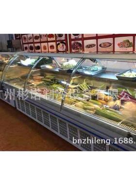 BNS-25KR圆弧冷熟食柜展示柜纯铜管发热管前掀盖熟食柜陈列柜