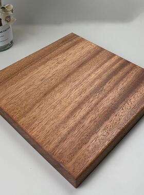 沙比利木材木质托盘实木DIY展示架手办文玩摆件底座装饰玄关战台