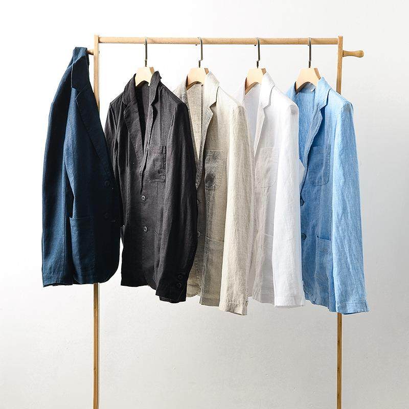 2025新款亚麻男装 休闲亚麻西装 薄款外套 E030,淘宝优惠券,粉丝福利购,淘宝优惠卷