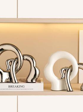 创意办公桌吧台前台开业摆件入户玄关酒柜卧室柜电视柜艺术装饰品