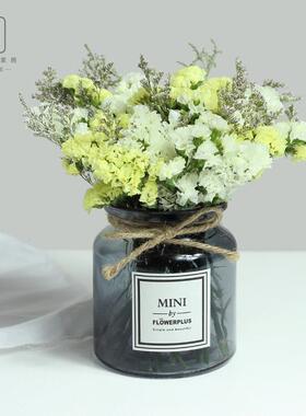 漫生活云南干花真花花束勿忘我带瓶家居装饰摆件小清新文艺北欧风