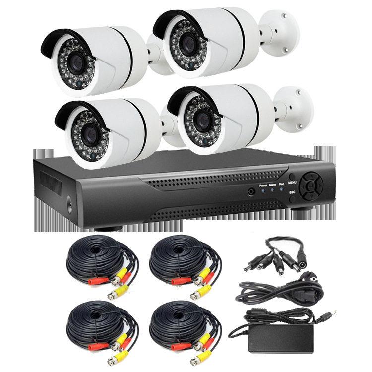 5 million AHD coaxial analog clear surveillance equipment package surveillance package security monitoring security system