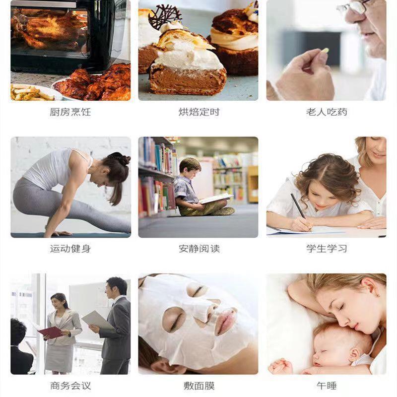 可视化计时器厨房机械定时学习儿童厨房提醒器磁吸式烹饪秒表闹钟 - 图2