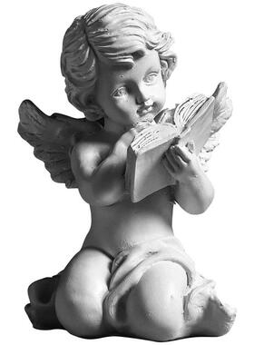 厂家直销美式树脂客厅小雕塑天使工艺品装饰品创意家居桌面摆件