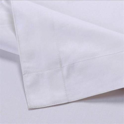 全棉白色贡缎四件套宾馆酒店布草80s五星酒店床上用品厂家直销 - 图2
