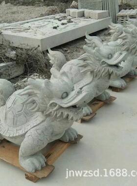 汉白玉石雕金钱龟价格花岗岩石材龙龟雕刻厂石龟图片大全