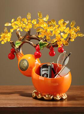 进门口入户玄关柜鞋柜装饰品挂放钥匙置物架客厅创意轻奢收纳摆件