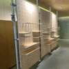 Industrial style marine board sideboard hole board screen partition storage rack decorative storage rack overhead display rack