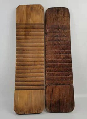 民俗老物件怀旧收藏创意菸缸小石臼搓衣板多肉花盆花架古董小摆件