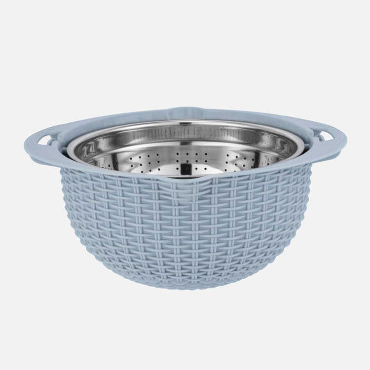 沥水塑钢多厨房水果盘盆家用用水盆筛盆沥水洗菜果蔬篮漏沥水双层,淘宝优惠券,粉丝福利购,淘宝优惠卷