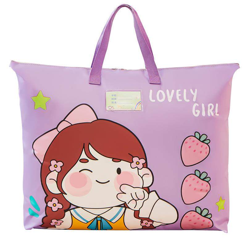 儿童幼儿园被子收纳袋入园专用衣服枕头装被褥的手提袋子防水防潮 - 图3