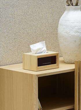 WOZOOM屋准抽纸盒木质网红纸巾盒创意家用餐巾纸盒客厅艺术纸抽盒