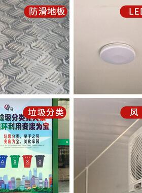 垃圾分类房不锈钢垃圾分类亭可移动智能垃圾箱户外智能分类垃圾房