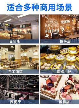富琛斯商用双速双动螺旋搅拌机全自动大容量和面机