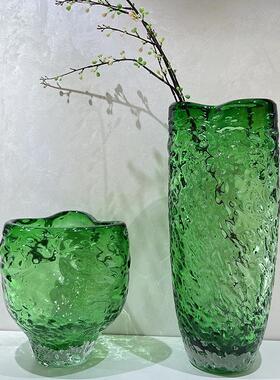 简约现凹凸不规则琉璃花客厅居家桌面博古架民宿酒店装饰摆件
