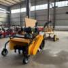 Four-wheel drive greenhouse orchard weeder, rotary tillage and grass-crushing, high-horsepower micro-tiller, ride-on gasoline grass-crushing and weeding machine