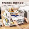 Desktop hole board storage rack drawer storage box student desk stationery storage rack office work station good thing