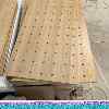 Solid wood hole board custom storage rack wall storage rack entrance decorative hanging rack partition display rack storage rack