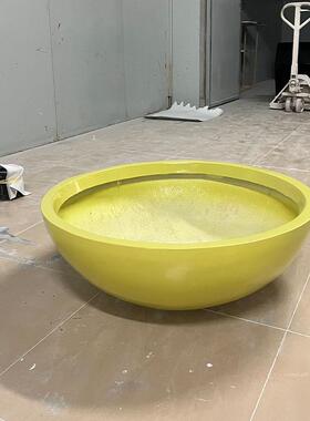 璃钢花盆组合商场广场椭玻圆落地大树花钵户026外林种植池园美陈
