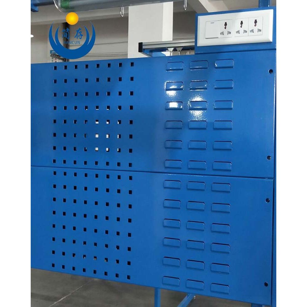 Non-standard custom square hole louvered hole board operating table aluminum profile slide rail double tube lamp single-sided material organizing rack