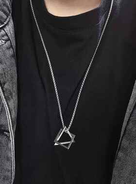 项链男潮嘻哈男生配饰潮牌百搭