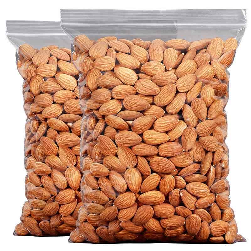 俏美味巴旦木仁500g扁桃仁原味巴旦木坚果干果零食散装袋年货