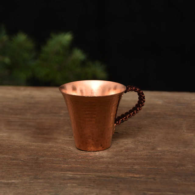 Pure copper handmade copper cup, cold water cup, copper water cup, pure copper tea cup, handmade thickened copper dining utensils
