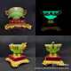 Luminous dragon and phoenix gilt phoenix vase ornaments inlaid handicrafts home living room ornaments antique miscellaneous ornaments