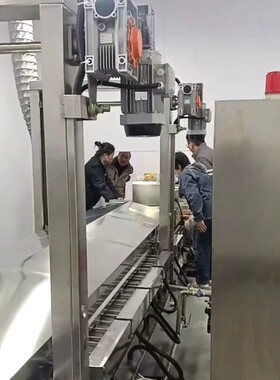 薄脆片油炸机全自动 脆皮脆片油炸线设备  薄脆片加工配套设备
