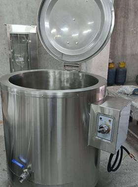 厂家直销立式电热夹层汤锅NF-600商用大容量落地式导热油电热汤锅