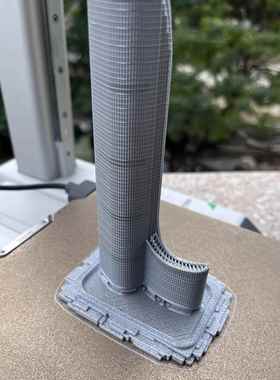 苏州国际金融中心模型高楼地标建筑民宿摆件旅游建筑模型工艺品