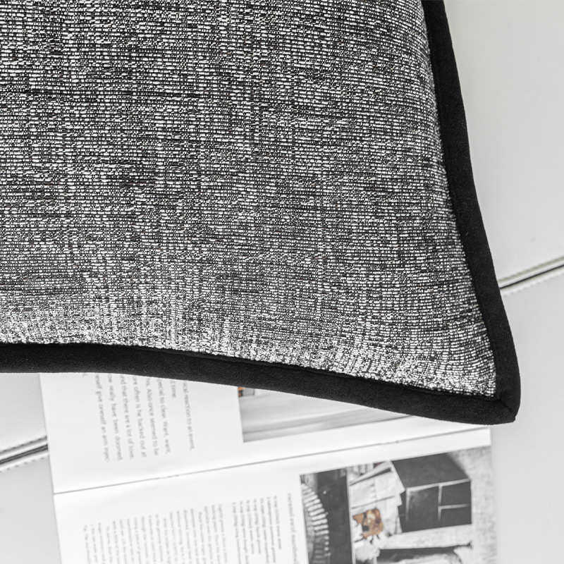 现代简约黑灰色抱枕设计师样板房靠枕高级感沙发靠垫床上靠包方枕,淘宝优惠券,粉丝福利购,淘宝优惠卷