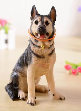 小狗萌萌狗可爱黄狗陶瓷工艺品摆件石湾公仔家居饰品客